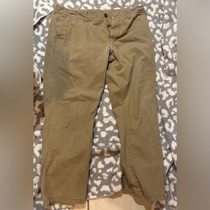 Old Navy broken in straight sz 38X32 chino khakis
